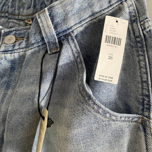 Levi's Baggy Carpenter High-Rise Relaxed-Leg Jeans size 28 new with tag nwt blue - Picture 7 of 7